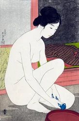 Man Afro ręka r miejsce do 5 nocy Hashiguchi