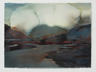 Fiord 1, 2025 (akwarela)