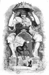 Ilustracja do "Podróży Guliwera" autorstwa Jonathana Swifta