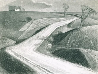 Marzec 1940 (węgiel na papierze)