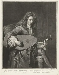 Portret kompozytora Charlesa Moutona (ok. 1626-1710)