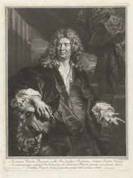 Portret Martina Desjardinsa Martinus Vanden Baugart (tytuł na obiekcie)