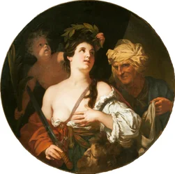 Judyta z głową Holofernesa, 1687.