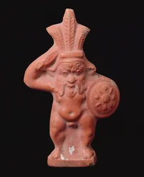 Statuetka egipskiego boga domowego Bes