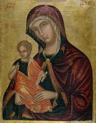 Madonna z Dzieciątkiem, ok. 1600 (tempera na drewnie cedrowym)