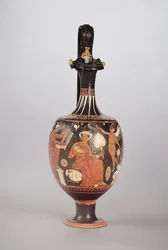 Czerwono-biała figura Oinochoe, ok. 310 pne (ceramika)