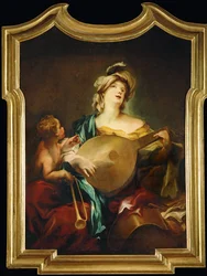 Alegoria muzyki (obraz na płótnie)