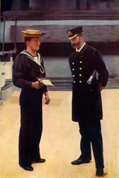 „Dowódca i marynarz, R.N.”, 1901.
