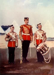 „Drum-Major i perkusiści, strażnicy Coldstream”, 1900.