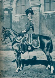 Porucznik, 16 Pułk Ułanów, ok. 1880 r.