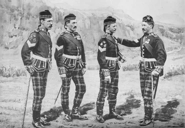 Sierżanci, górale z Seaforth, ok. 1880 r.