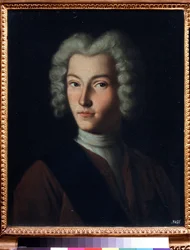 Portret cara Rosji Piotra II (1715-1730) (Portret cara Rosji Piotra II). Obraz Grigori Dmitrievich Molchanov (ok. 1730-po 1786), olej na płótnie, XVIII-wieczna sztuka rosyjska. Państwowa Galeria Tretiakowska, Moskwa.