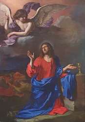 Agonia w ogrodzie (olej na płótnie)