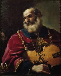 Król Dawid (olej na płótnie)