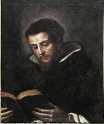 Św. Dominik (olej na płótnie)
