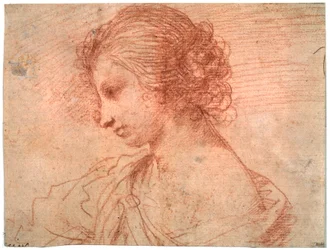 Portret młodej kobiety z piersi, XVII w.