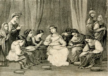 Dorastanie Dziewicy, Guido Reni (1575-1642), Sanktuarium Świętego Domu, Loreto, Marche, Włochy