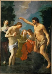 Chrystus ochrzczony (obraz na płótnie)