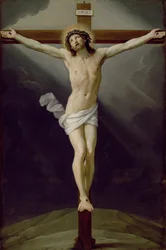 Chrystus na krzyżu (olej na płótnie)