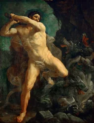 Herkules zabijający Hydrę lernejską, 1620-1621