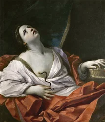 Śmierć Kleopatry, około 1640