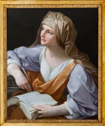 Obraz Sybilli Guido Reni zwany Przewodnikiem (1575-1642) Apartamenty Marii Brignole Sale (Brignole-Sale) De Ferrari, księżna Galliera (1811-1888), meble pochodzą z Hotelu Matignon, jego paryskiej rezydencji. Palazzo Rosso, Genes