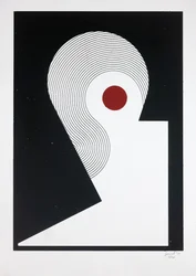 Portret baletnicy nr 1, 2019 (sitodruk)