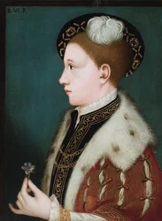 Portret Edwarda VI (olej na płótnie)