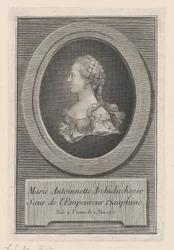 Maria Antonina, księżniczka, 1770.
