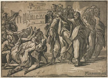 Chrystus uzdrawiający trędowatych, 1608.