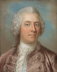 Portret barona Johana Vilhelma Sprengtportena 1720-1795.