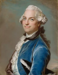 Portret pisarza Gustawa Fredrika Gyllenborga 1731-1808 .