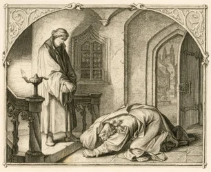 Marcin Luter wraz ze zbójnikiem Hansem Kohlhase (1500-1540)
