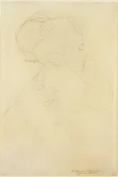 Studium do "Panny młodej", ok. 1917-18 (ołówek na papierze)