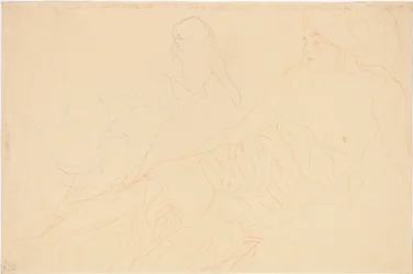 Dwa studia leżącej kobiety, 1913
