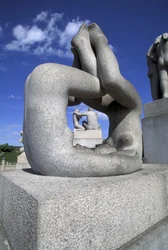 rzeźba, Frognerparken, Oslo, Norwegia, Europa