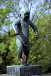 rzeźba, Frognerparken, Oslo, Norwegia, Europa