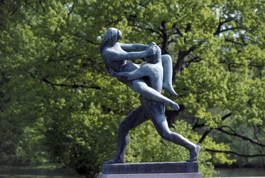 rzeźba, Frognerparken, Oslo, Norwegia, Europa