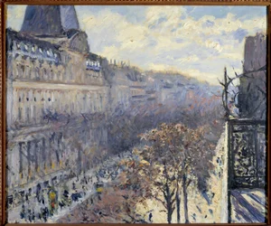Boulevard des Italians w Paryżu Obraz Gustave