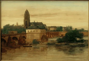 G.Courbet, widok na Frankfurt nad Menem….