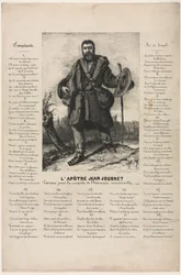 Jean Journet wyjeżdża na podbój uniwersalnej harmonii, 1850.