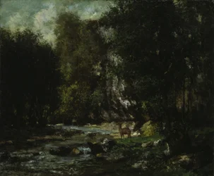 Brook of Les Puits-Noir, ok. 1855 r. (olej na płótnie)