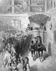 „Wyprzedaż u Tattersalla”, 1872.