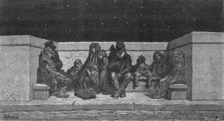 „Śpiąc pod gwiazdami”, 1872.