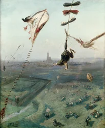 Między niebem a ziemią, 1862