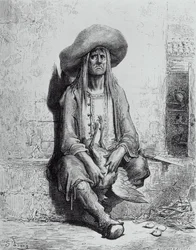 Ilustracja do Kury ze złotymi jajkami z „Bajek” Jeana de La Fontaine