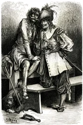 Ilustracja dla Kapitana Fracasse