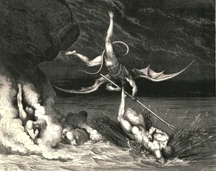 Pędził więc w pogoni, wykrzykując: Zostałeś złapany, ok. 1890 r.