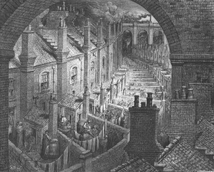 „Nad Londynem – koleją”, 1872.