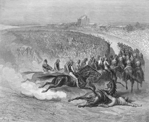 "Derby - Tattenham Corner", 1872.
